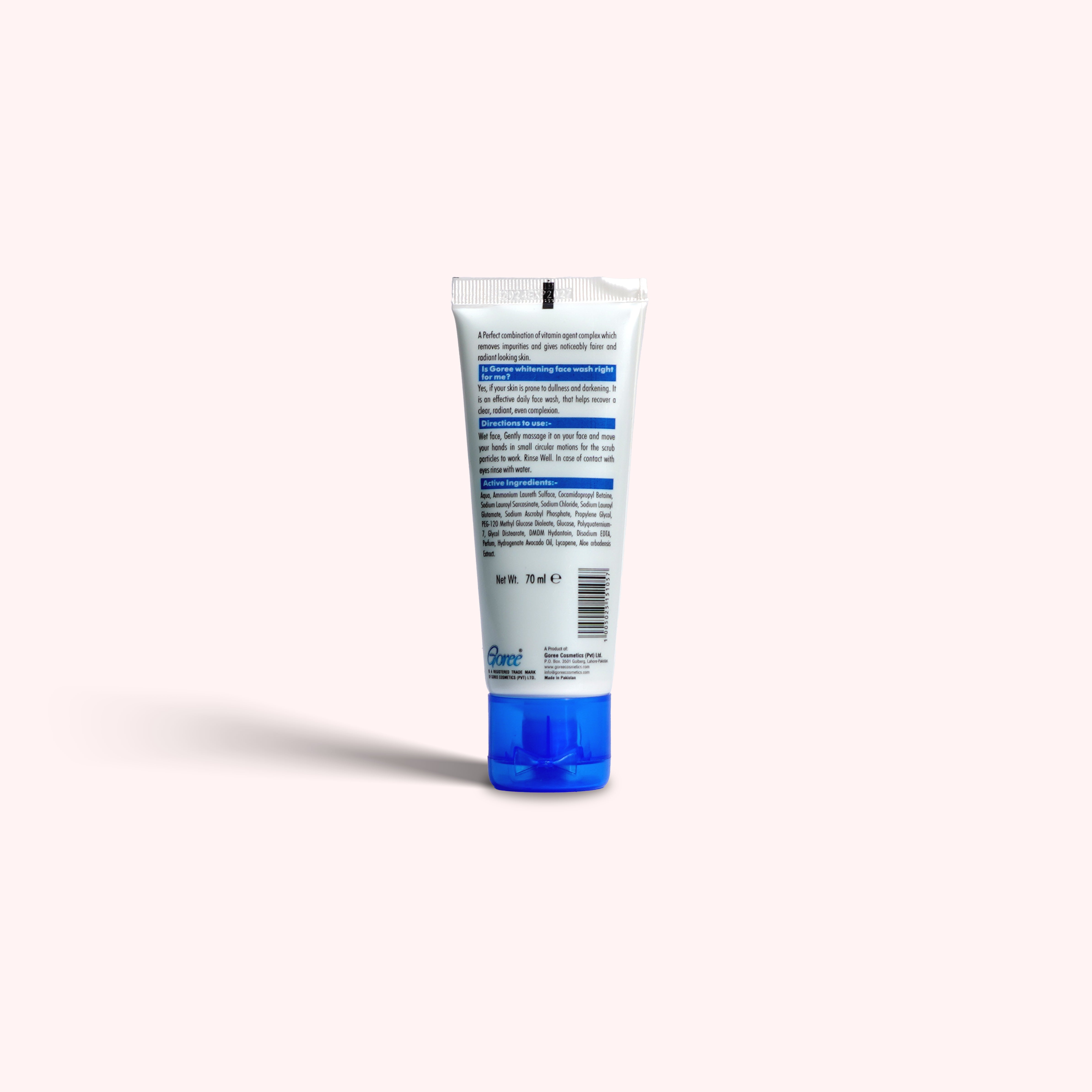 Goree Face Wash Bursting Beads with Lycopene, Avocado & Aloe Vera