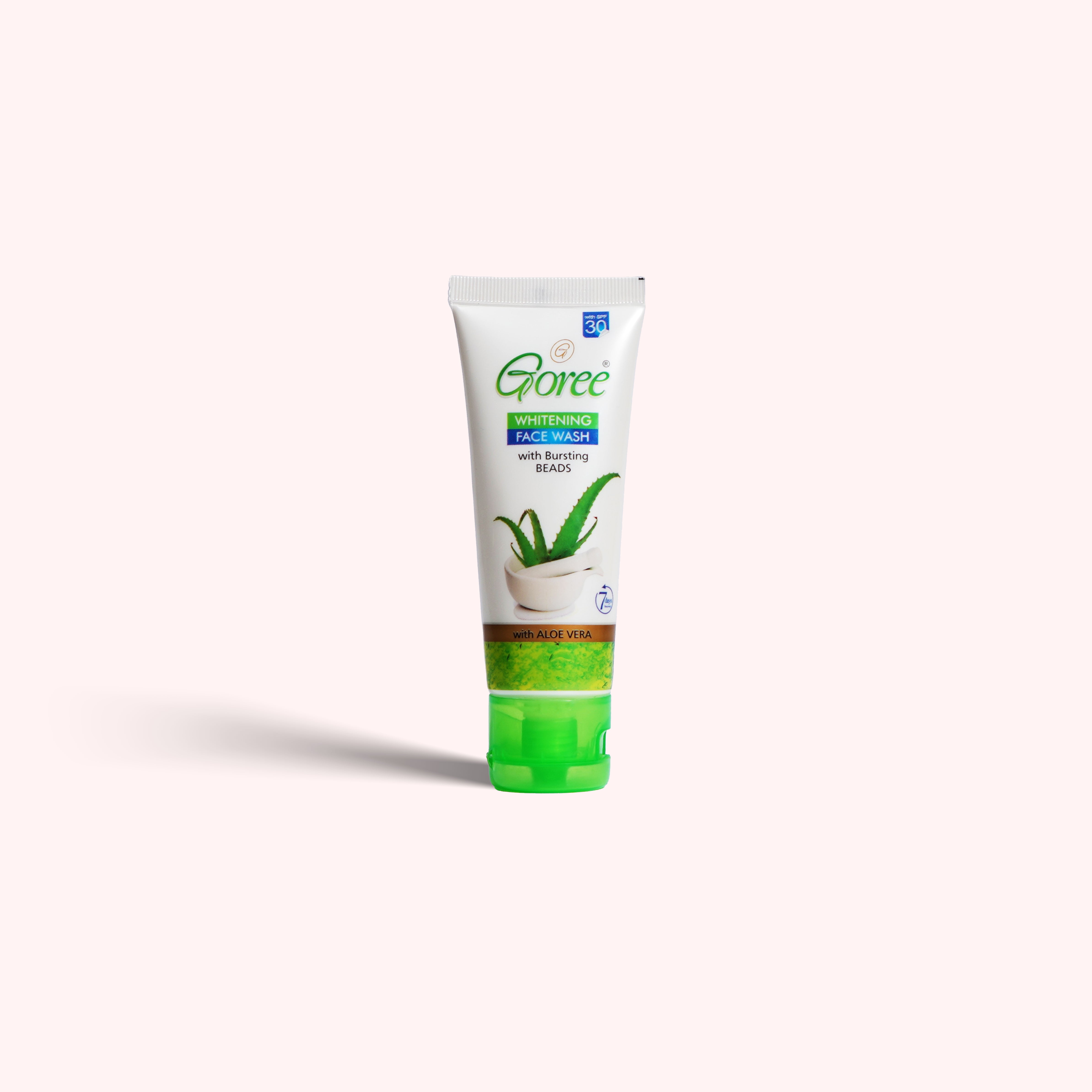 Goree Whitening Face Wash with Bursting Beads & Aloe Vera