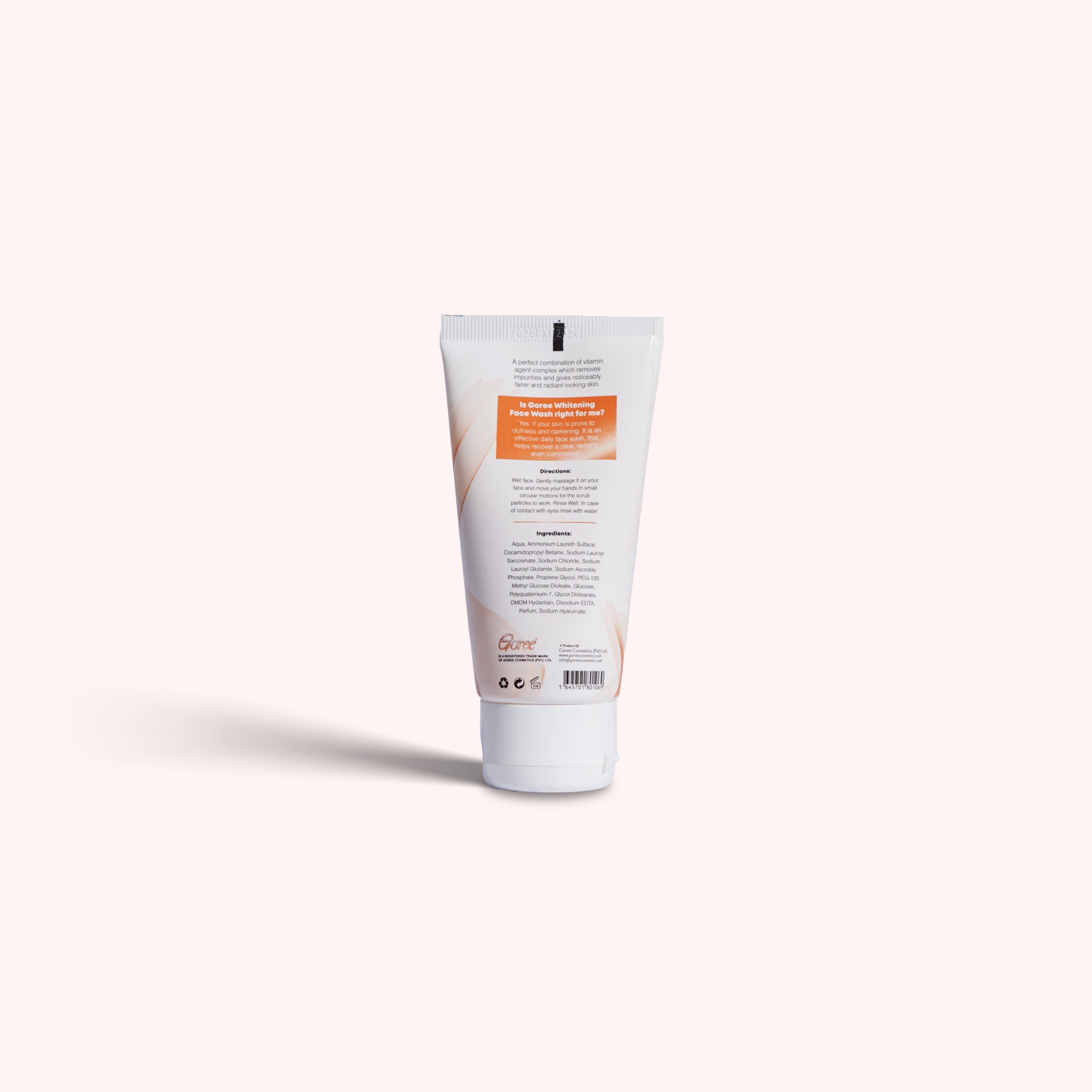Goree Whitening Face Wash with Lycopene, Avocado & Aloe Vera