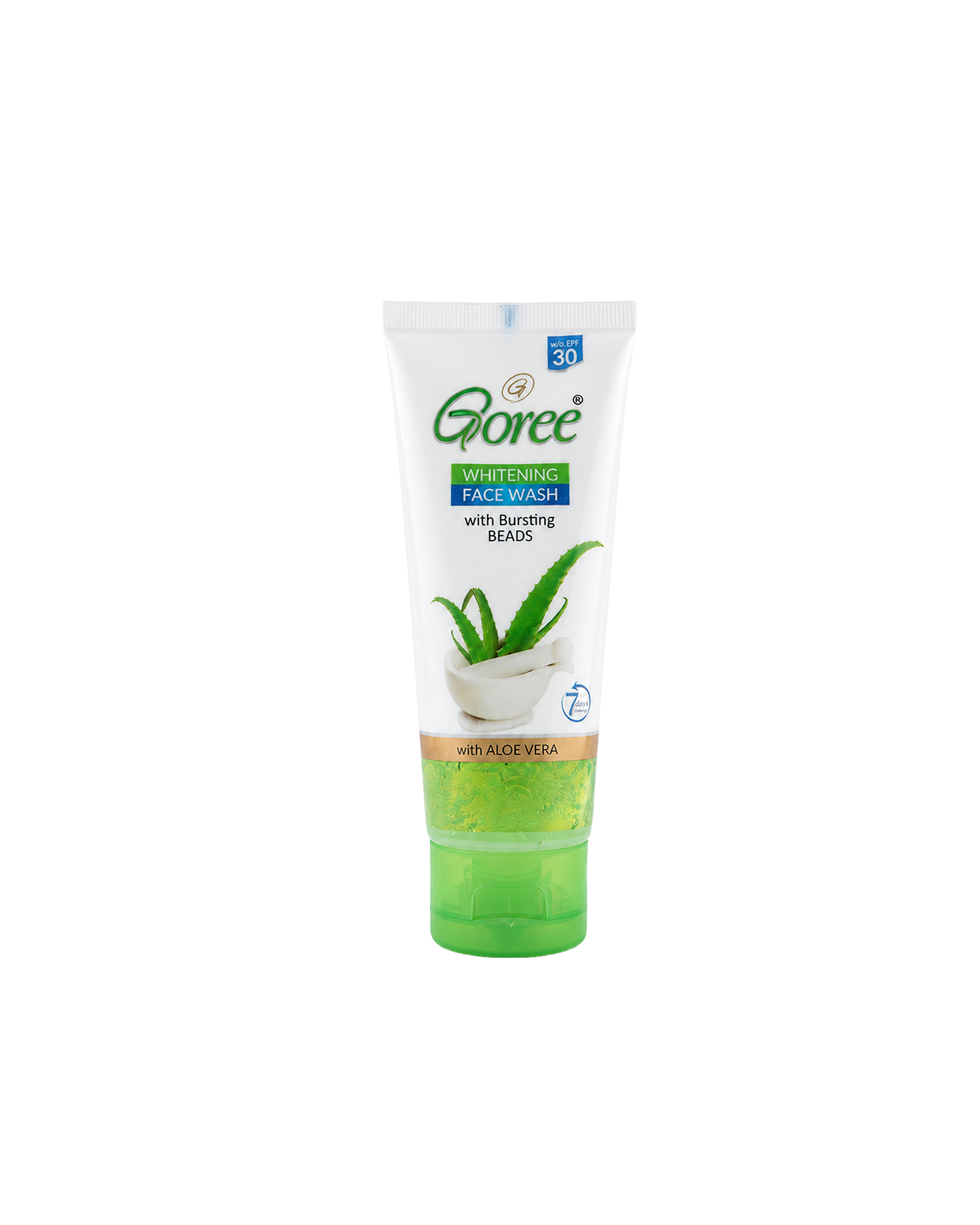 Goree Whitening Face Wash with Bursting Beads & Aloe Vera