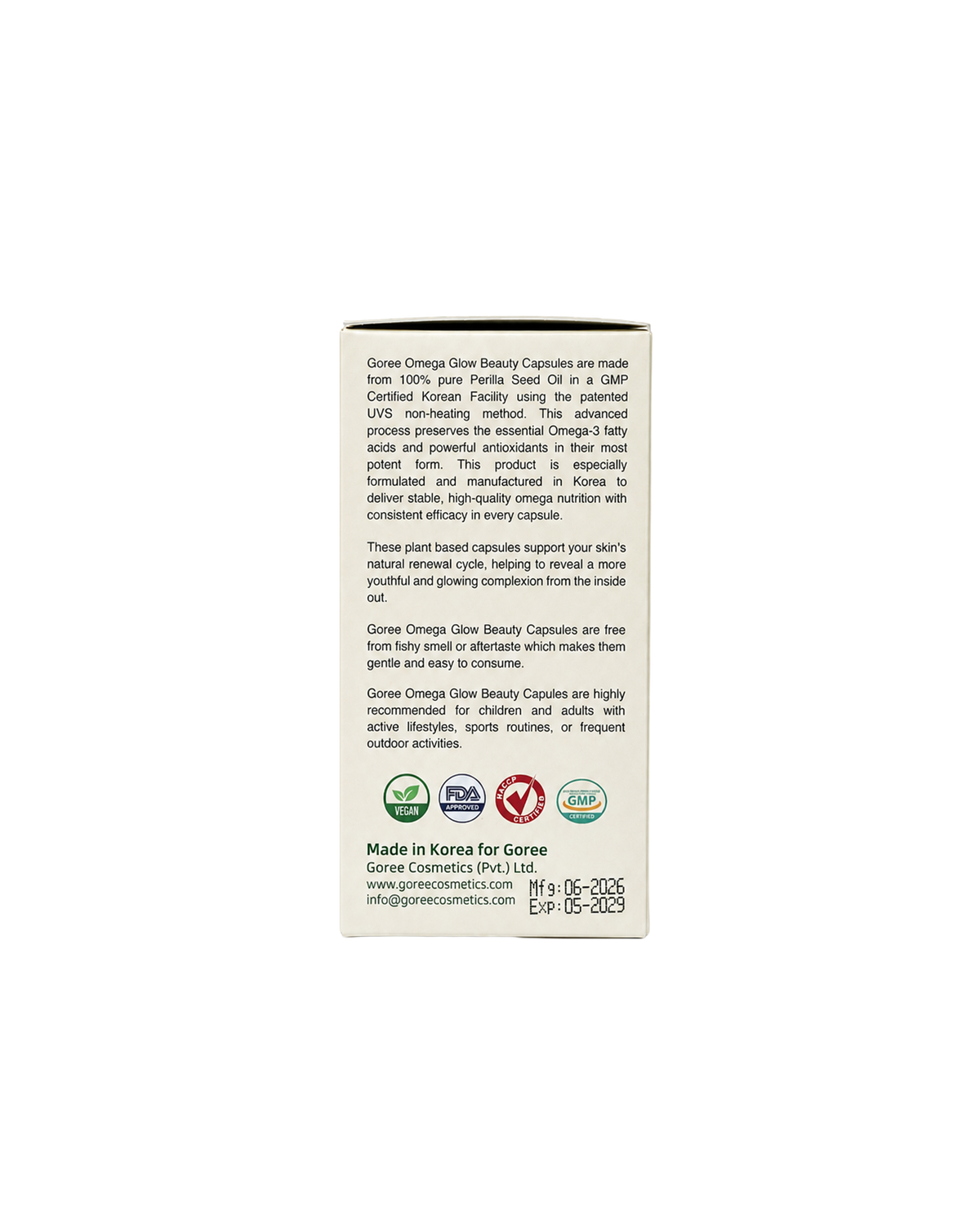 Goree Omega Glow Beauty Capsules