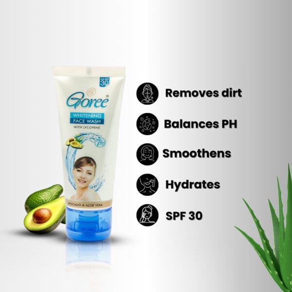Goree Whitening Facewash with Avocado benefits
