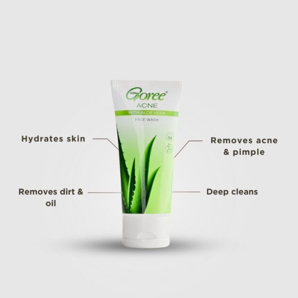 Goree Whitening Acne Creamy Facewash benefits